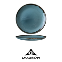 Assiette à dessert Harvest Blue Ø 21,7 cm en céramique décorée à la main Dudson