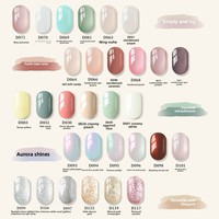 Baoman Die – Kit professionnel complet de vernis à ongles gel 120 couleurs à base d'eau, imperméable et sans rinçage, pour salons de manucure et DIY – Grand format pour débutants