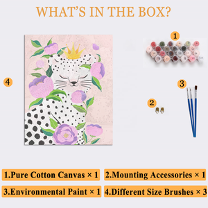 Kit de peinture par numéros DIY, plusieurs tailles, art ligné fait main avec loupe, peinture comestible, peinture sous vide, bois <span class=keywords><strong>russe</strong></span> - Product Image 1