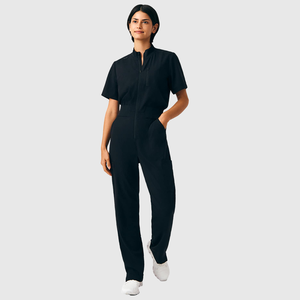 Combinaison unisexe à manches courtes ajustée pour femmes, vêtements de soins infirmiers, uniforme d'infirmière, jogging, uniformes de salon, ensembles de blouses - Product Image 1