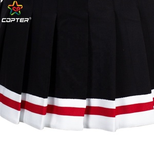COPTER <span class=keywords><strong>Prix</strong></span> d'usine Ensemble 3 pièces personnalisé : <span class=keywords><strong>Gilet</strong></span>, Jupe et Chemise à manches longues, Uniforme de cheerleading pour femmes - Product Image 6