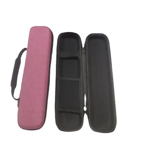 Étui pour fer à friser EVA rose et noir, 1 compartiment, capacité 3 kg, pour le rangement des lisseurs de cheveux - Product Image 2