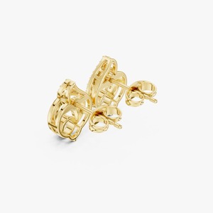 Pendientes de Diamantes Solitarios Elegantes y Brillantes, los Más Vendidos, para Mujer, Ideales para Fiestas, Oficina y Regalos, Disponibles para la Venta - Product Image 3