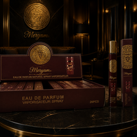 Coffret de Présentation de Parfums Antiques Bronze pour Hommes et Femmes, Formule Longue Durée, Édition Spéciale Noël et Nouvel An