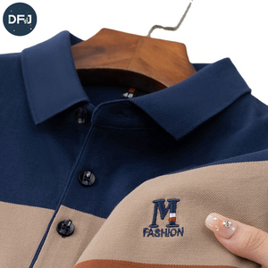 Camisa de Manga Corta Casual de Negocios para Hombre, Tela de Algodón de Alta Calidad, Cuello Elástico, Bordada y Tejida - Product Image 4