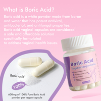 Marca personalizada ácido bórico productos de cuidado femenino Gel de limpieza vaginal lavado Yoni Pops Kit juegos de ácido bórico