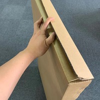 Verschiedene Größen Verfügbar 5-lagiger BC-Wellpappe Ölgemälde-Rahmen Kartonverpackung mit Magnetverschluss und Griff