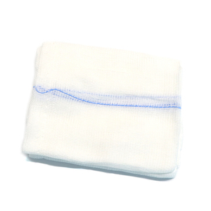 ब्लूज कम्प्रेस डिस्पोजेबल चिकित्सा कपास गेज पैड सर्जिकल सोशोषक ब्लू लाइन एक्स-रे डिटेक्टर गेज स्वैब - Product Image 4