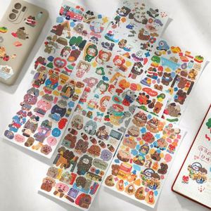 Autocollants holographiques spéciaux mignons, étiquettes en forme de film laser flash, décalcomanies Kpop Idol, prédécoupées, autocollantes, pour cartes Goo - Product Image 4