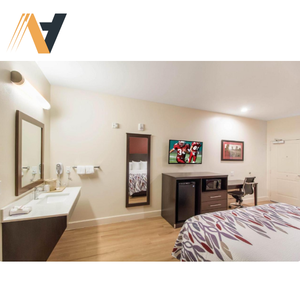OEM Red Roof Inn Hotel Wood Interior Design Project Specializes in Providing Luxurious Plastic Bedroom <b>Furniture</b> - Product Image 5