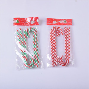 Bastones de Caramelo Acrílicos Kyoyu Rojos y Blancos, Adornos para Árboles de Navidad, Decoraciones Navideñas 6589 - Product Image 2