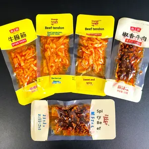 Tendine di Manzo Piccanti Shangshangfang 15g, Specialità del Sichuan, Confezione Individuale di Grado Alimentare, Snack per Barbecue - Product Image 6