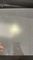 100% PMMA matériel 4 * 8ft plastique clair Texture motif prismatique diffuseur feuille pour boîte d'éclairage