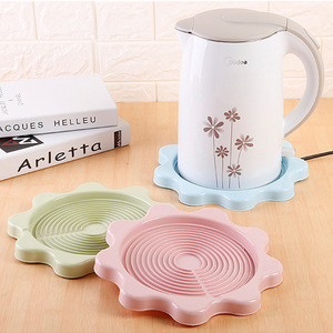 Thermos Mat Novelty Shape Non Slip Heat Insulation Tray For Kitchen Water Bottle Protection Nordic Color - Product Image 3