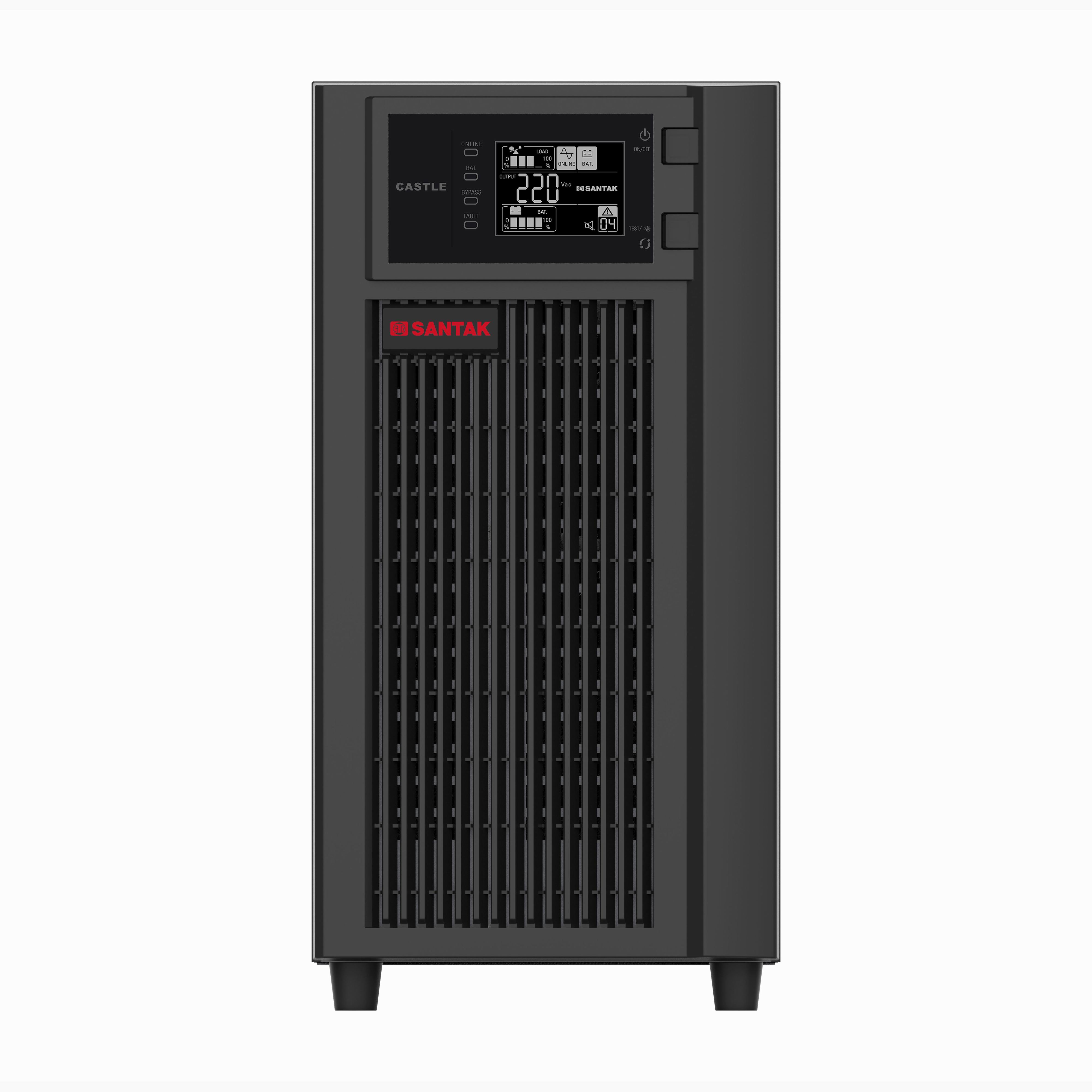 Бесперебойное питание UPS SANTAK Castle 6kVA 6000VA 6 kVA 5.4kW Однофазное Двойное преобразование online UPS без аккумулятора