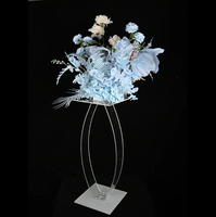 Support à fleurs en acrylique, vase, présentoir floral, décoration de mariage, centre de table, socle de présentation pour arrangements floraux