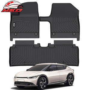 Tapis de sol pour Kia EV6 2022-2024, toutes saisons, 3D moulés, avant et arrière, antidérapants, en TPE, imperméables - Product Image 1
