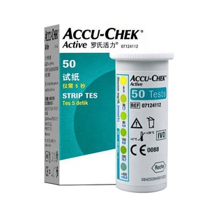 Bandelettes <span class=keywords><strong>de</strong></span> test <span class=keywords><strong>de</strong></span> <span class=keywords><strong>glycémie</strong></span> <span class=keywords><strong>Accu</strong></span>-<span class=keywords><strong>Chek</strong></span> Active <span class=keywords><strong>de</strong></span> bonne qualité, 50 unités, bandelettes <span class=keywords><strong>de</strong></span> test médical pour usage domestique - Product Image 2