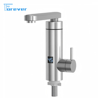 Robinet chauffe-eau électrique portable pour cuisine et salle de bain, chauffage instantané, bouton rotatif manuel à 360 degrés - Protection contre la surchauffe