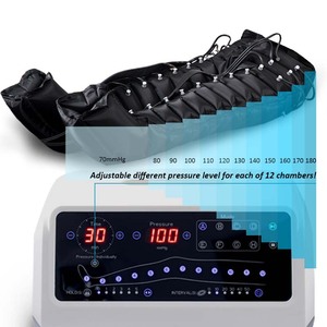 Máquina de Compresión de Piernas de Uso Médico Profesional, Pantalones de Masaje por Compresión de Aire de 12 Cámaras, Alivian la Rigidez y <span class=keywords><strong>el</strong></span> Edema de las Extremidades Inferiores - Product Image 4