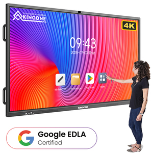 KINGONE 110 65 75 86 Inch Infrared Electronic Interactive Display All In One Touch Screen TV Smart Board Whiteboard For School - Product Image 1