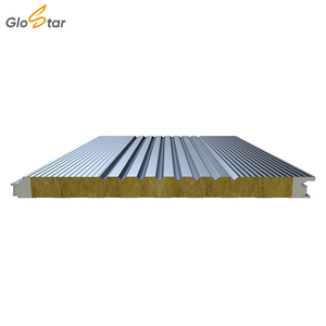 Paneles Sándwich de Lana de Roca Duraderos con Superficie 3D en Relieve, Resistentes al Fuego y al Calor, Fabricados por Glostar, para <span class=keywords><strong>Revestimiento</strong></span> de Almacenes - Product Image 3