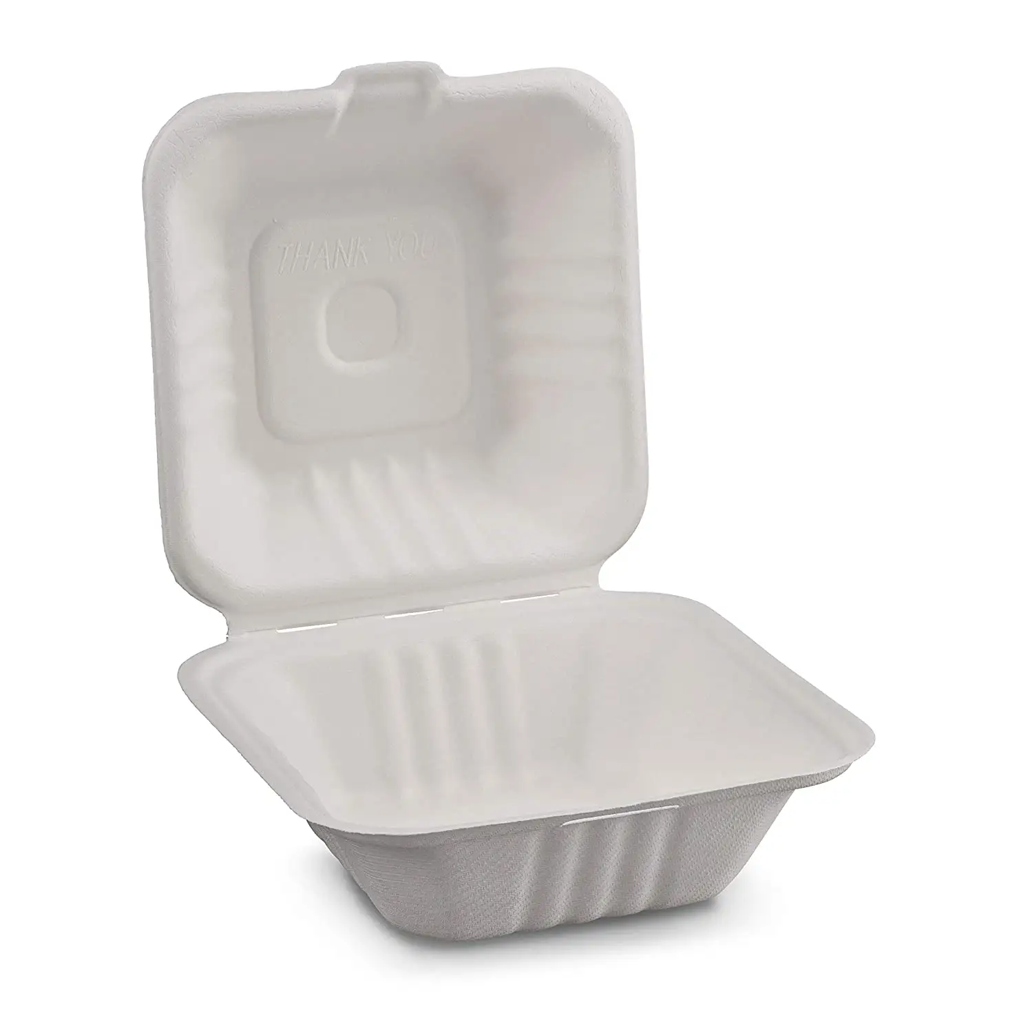 Biodegradable Bagasse Lunch Box Sugarcane Tableware Food Container For Takeaway Food