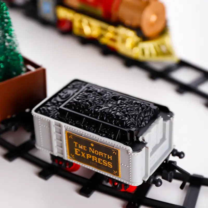 लड़कों और लड़कियों खिलौना ट्रेन ट्रैक सिमुलेशन क्लासिक भाप धुआं ट्रेन बच्चों पहेली ट्रेन मॉडल