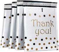 GRS Prix de gros Échantillon gratuit Sac postal à bulles blanc auto-scellé personnalisé pour l'expédition de vêtements