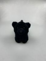 Peluche personnalisée en gros, panthère noire, super douce, brodée, jouet en peluche avec rembourrage en coton PP