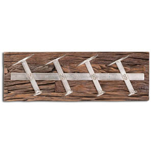 Vente chaude 4 bouteilles de vin mural en bois casier à vin en métal porte-vin pour Bar/hôtels pour la fête de stockage de bière de whisky parfait - Product Image 4