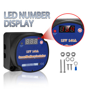 ตัวแยกแบตเตอรี่อัจฉริยะ Cnspeed 12V 140A พร้อมหน้าจอดิจิตอล สำหรับรถบ้านและเรือยอชท์ - Product Image 4