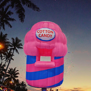 Carpa Inflable Personalizada Tipo Oxford para Algodón <span class=keywords><strong>de</strong></span> Azúcar, Puesto <span class=keywords><strong>de</strong></span> Comida Móvil con Ventilador Integrado - Product Image 3