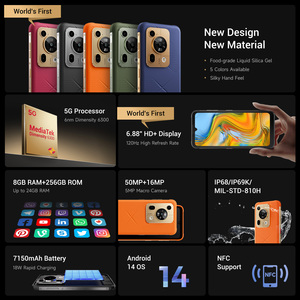 Vente en gros FOSSiBOT F112 Pro 8 Go + 256 Go 5G Android 16MP Caméra frontale Smartphone robuste - Product Image 2