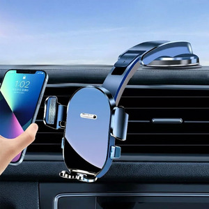 <span class=keywords><strong>Support</strong></span> de téléphone universel pour système de navigation automobile avec fixation par ventouse, hauteur réglable, en plastique, chargeur inclus - Product Image 2