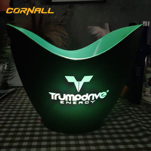 Nohon — panier à glace en plastique personnalisable, en acrylique, multicolore, pour champagne, vin, bière, led, pour boîte de nuit, <span class=keywords><strong>4l</strong></span> - Product Image 2