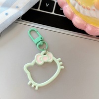 Nouveau porte-clés chat tressé ajouré, pendentif mignon pour sac à dos, accessoires pour envoyer en cadeau à une petite amie, cadeau de couple, bijoux écologiques