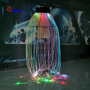 Accessoires de Structure à Fibre Optique, Costumes de Méduse Illuminés Led, Méduse LED 1 Pièce Adultes Couleurs Lumineuses Performance - Product Image 6