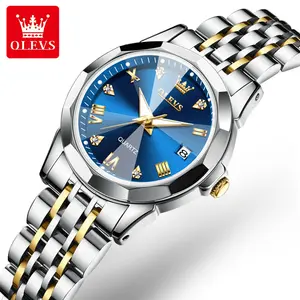 2023新款Olevs 9931品牌手表时尚石英表流行复古定制女式情侣手表