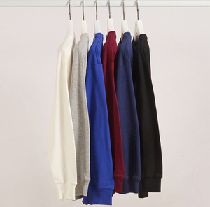 Sweat-shirt unisexe à col rond en coton 100% 300 g/m², coupe ample, épaules tombantes, impression par transfert thermique personnalisée en gros - Product Image 1