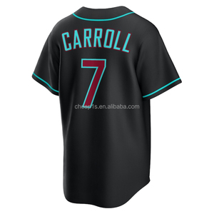 Maglia da Baseball dei Arizona Diamondbacks con Ricamo all'Ingrosso # 51 Randy <span class=keywords><strong>Johnson</strong></span> # 7 Corbin Carroll # Abbigliamento da softball 4 Ketel Marte - Product Image 4