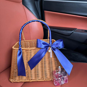 <span class=keywords><strong>Cesto</strong></span> Regalo in Stile Rattan Portatile in PP di Aierflorist per Damigelle, Compleanno, Frutta, Cosmetici e Gioielli - Product Image 2