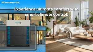 Hisense Commercial Central 85kw 290000btu Système AC R-410A DC Inverter Fonctionnement silencieux Pompe automatique Moteur <span class=keywords><strong>pour</strong></span> Hôtel Air - Product Image 5