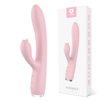 Teleskopischer Heizvibrator USB-Aufladbar Wasserdicht Umweltfreundlich 10-Gang G-Punkt-Stimulator mit 50 dB Lautstärke für Frauenmasturbation