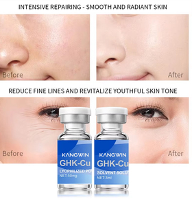 Siero Viso Rassodante al Collagene di Rame Organico e Peptide GHK-Cu con <span class=keywords><strong>Acido</strong></span> <span class=keywords><strong>Ialuronico</strong></span> per Idratazione e Tonificazione della Pelle - Product Image 4