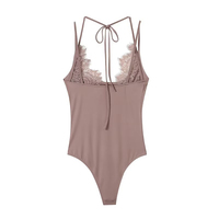 ZATRHMBM 2026 Nouvelle Collection Printemps/Été Combinaison Femme Chic à Col Halter et Dentelle Patchwork, Style Rétro Décontracté et Élégant Sans Manches