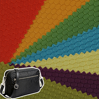 En gros Pu Enduit Tela Oxford Nid D'abeille Tissu Sac Tissu Matériel Échantillon Gratuit 70D Nylon Ripstop Oxford Tissu