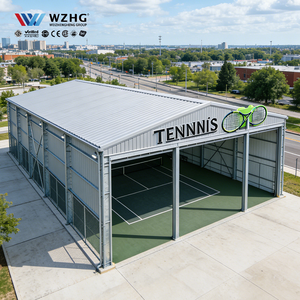 Structure de portique de qualité supérieure pour installations sportives de tennis, ignifuge, résistante aux fort vents, avec prix d'usine, cadre robuste - Product Image 1