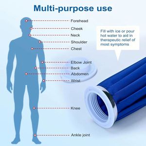Bolsa de Agua Fría y Caliente de Alta Calidad Clase II para Alivio del Dolor Articular, Bolsa de Hielo de 9 Pulgadas con Beneficios para el Alivio del Dolor, Azul - Product Image 2