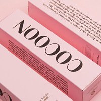 Crème pour le visage biodégradable écologique, créative, prix de gros compétitif, rose mat, personnalisable, avec laminage mat et gaufrage